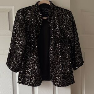 Black Sequin Women's Jacket